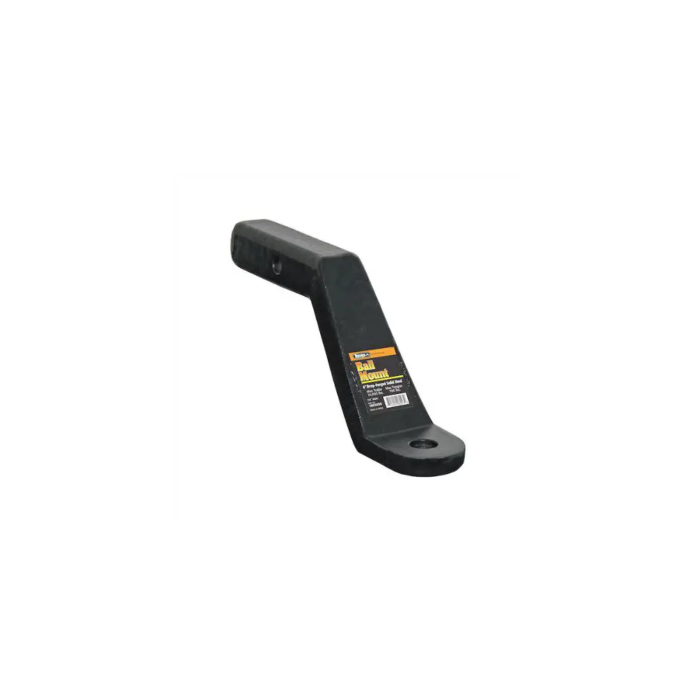 2" Heavy-Duty Ball Mount 6" Drop X 9-3/8 Tube Black - BUY1803059