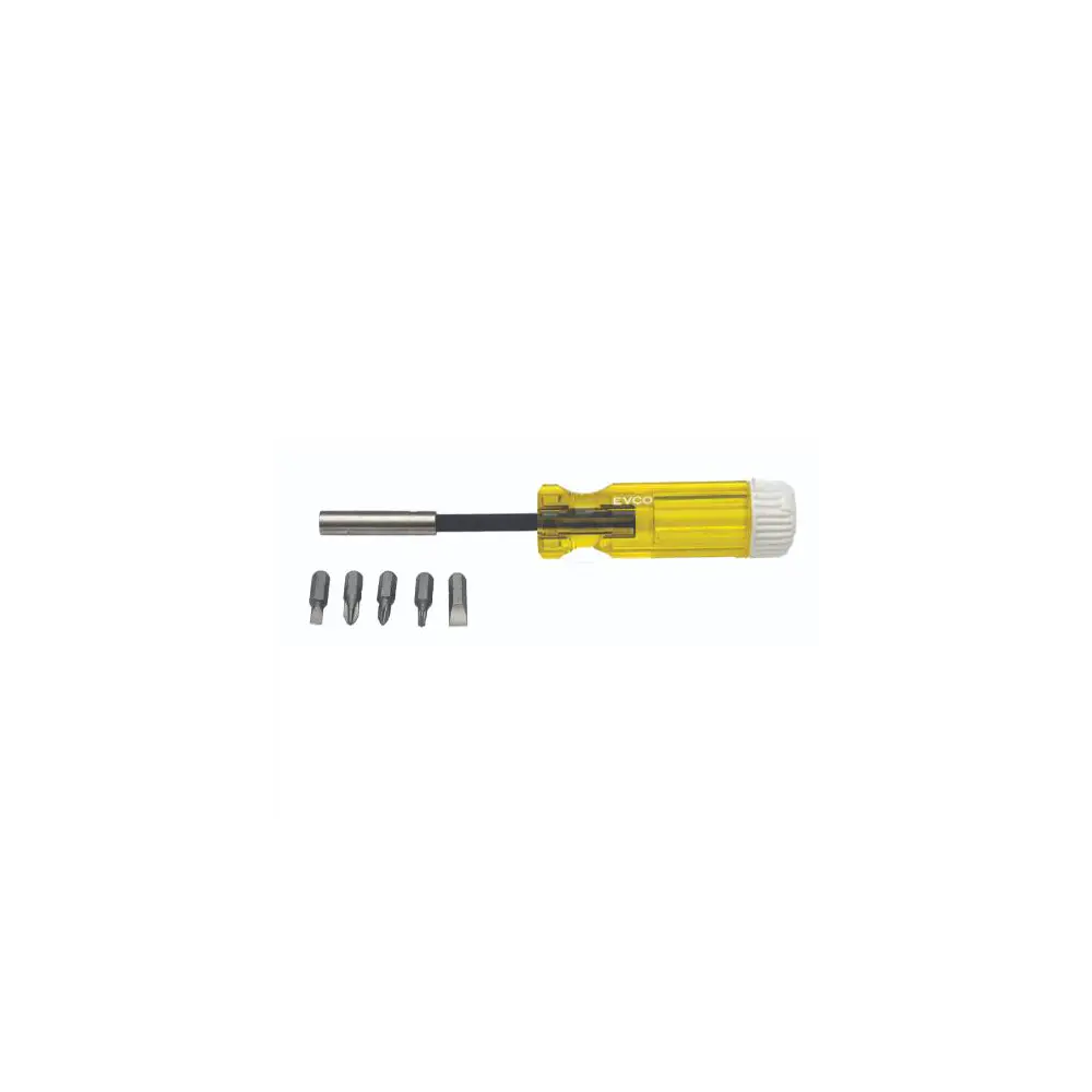 5 In 1 Screwdriver w/ Magnetic Tip - 8" Length - APP009-RVM5IN1AC