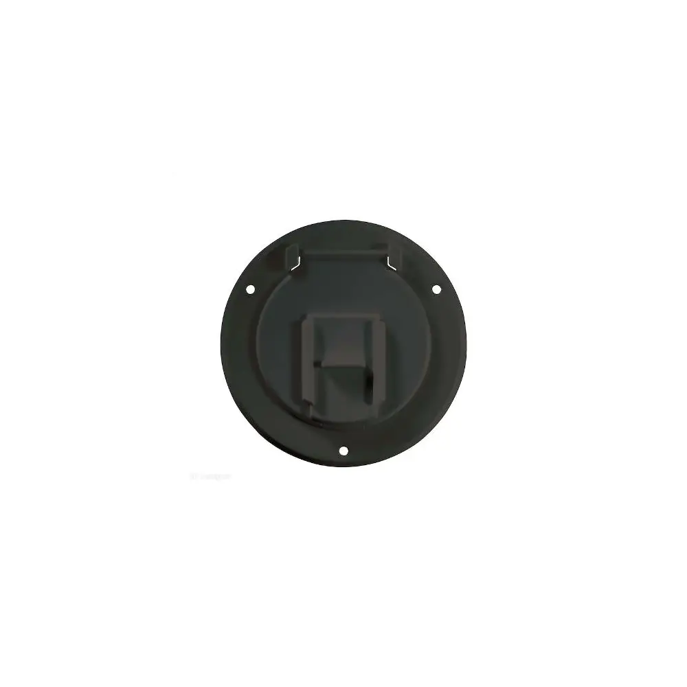 Basic Round Electrical Cord Hatch - Black - RVDB123