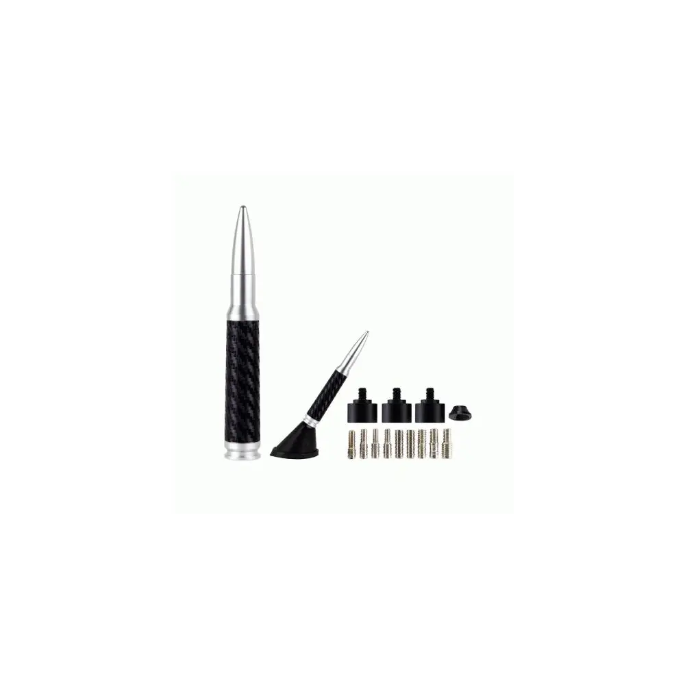 Billet W/ Carbon Fiber Wrap .50 Caliber Rep. Antenna - 5.5" - AMM50CF