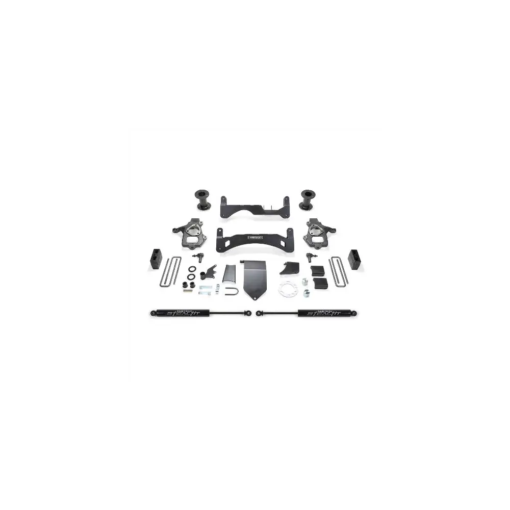 Fabtech Basic Lift System w/ Shocks - 6" Lift - FBTK1083M