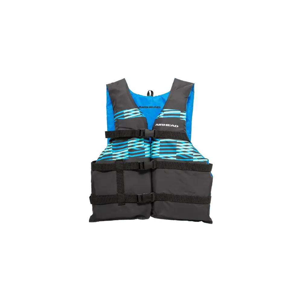 Life Vest - PFD; Adult; Universal; Black With Blue Design - AIR30092-15-A-BKTL