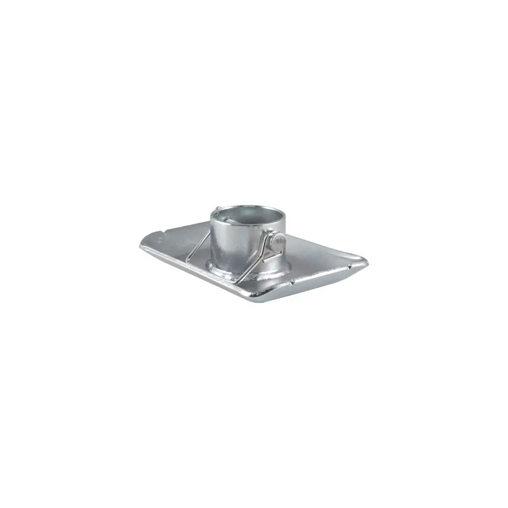 Pin-On Jack Foot (Fits 2" Tube, 2,000 lbs, 1-11/16" Height) - CUR28272