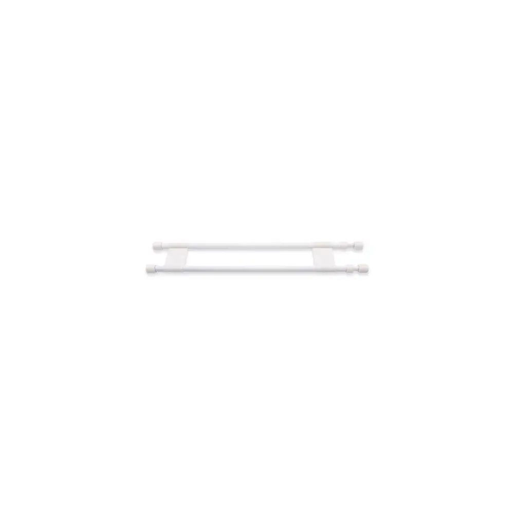 Spring Loaded Storage Bar Double Long - White - CAM44074