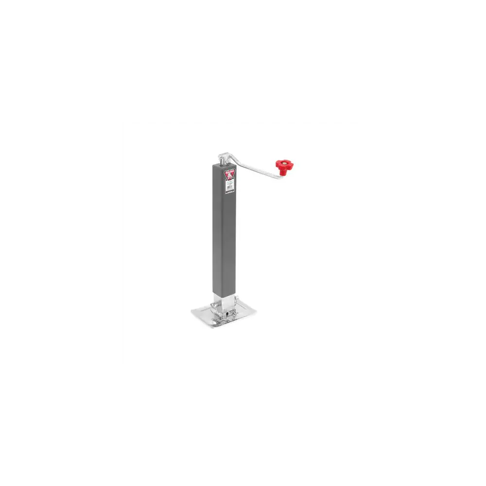 Square Tube Bulldog Trailer Jack 7,000lbs. Support Top Wind - 190704
