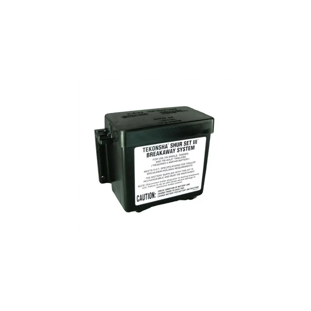 Trailer Breakaway System Battery Box - Shur-Set III - TEK2051