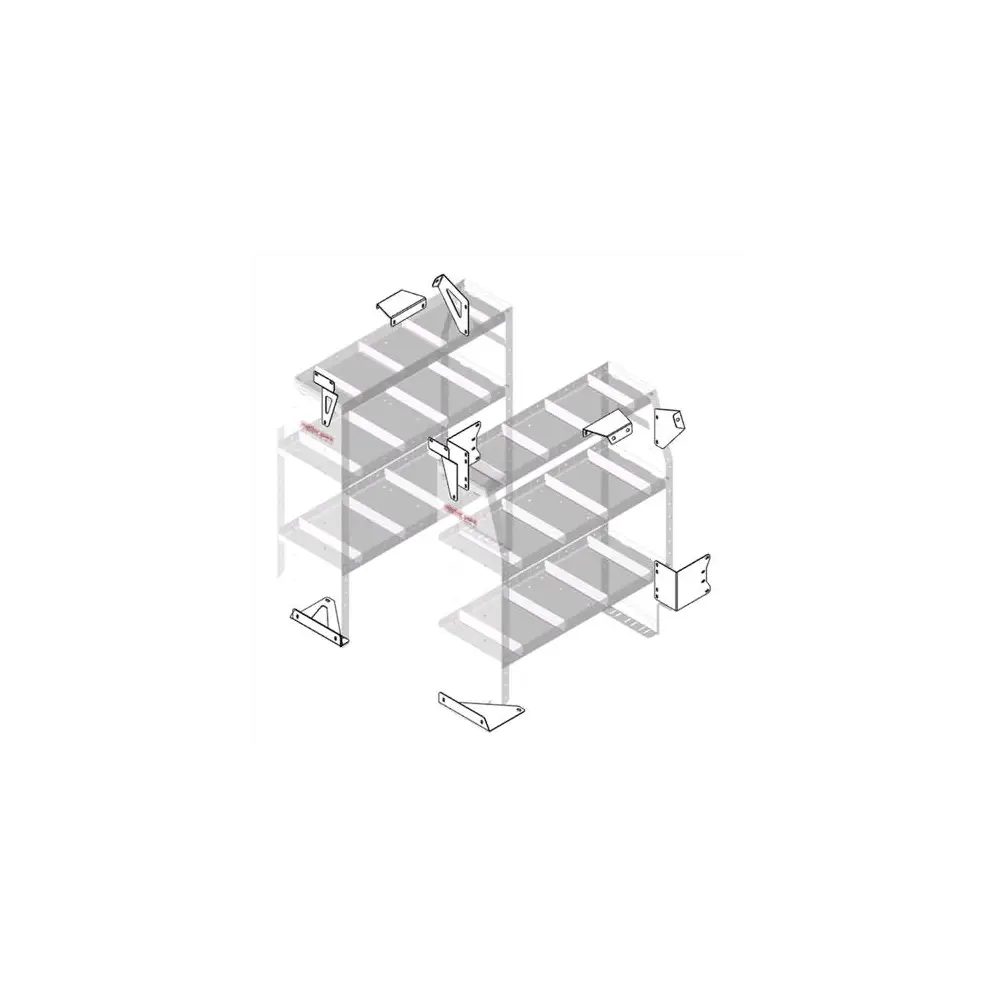 Weather Guard Van Storage - Shelf Mounting Kit - WGU9751-3-01